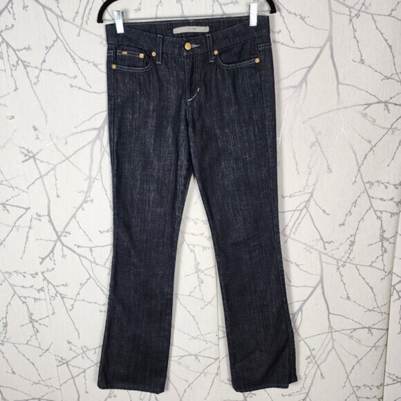 Joe's Jeans Dark Wash Stretch Denim Mid Rise Muse Bootcut Jeans - Picture 1 of 7